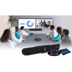 AVER Відеотермінал VB370A, Android 13, 4.5x Optical Zoom, 2 об'єктива 4K, PTZ, 14х Uni-mic, радіус дії 10 м, динаміки 2 х 6 Вт, Zoom Rooms, Dual Screen, чорний