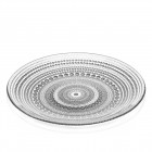 ARDESTO Тарілка Verbena, 20.7см, скло, сірий