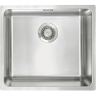 Deante Мийка кухонна Egeria, нерж.сталь, прямокут., без крила, 490x440x230мм, чаша - 1, врізна/під стільницю, матова сталь