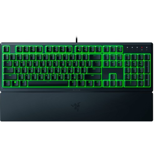 Razer Клавіатура мембранна Ornata V3 X 104key, USB-A, EN/UK, RGB, чорний