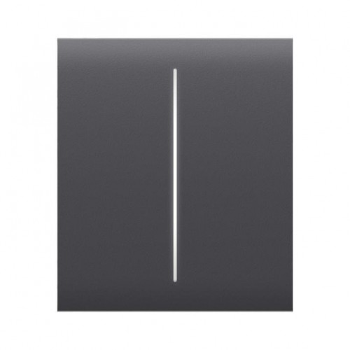 Ajax Кнопка центральна для двоклавішного вимикача CenterButton 2-gang for LightSwitch, Jeweler, бездротовий, graphite Ajax Кнопка центральна для двоклавішного вимикача CenterButton 2-gang for LightSwitch, Jeweler, бездротовий, graphite