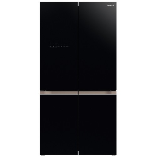 Hitachi Холодильник з нижн. мороз., 184x90х72, холод.відд.-372л, мороз.відд.-196л, 4дв., А+, NF, інв., зона нульова, вакуум, льодоген., чорний (скло) Hitachi Холодильник з нижн. мороз., 184x90х72, холод.відд.-372л, мороз.відд.-196л, 4дв., А+, NF, інв., зона нульова, вакуум, льодоген., чорний (скло)