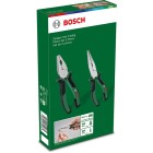 Bosch Плоскогубці, набір 2 шт, комбіновані, подовжені Bosch Плоскогубці, набір 2 шт, комбіновані, подовжені