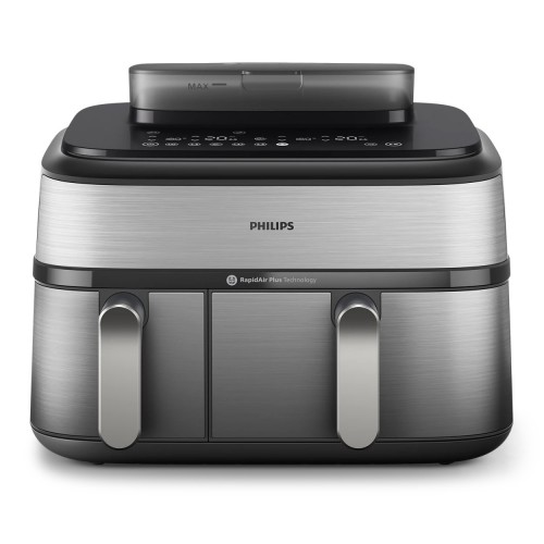 Мультипіч Philips Ovi Dual Steam 2750Вт, чаша-3+6л, сенсорне управл., 12 авто. программ,  пластик/метал