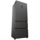 Холодильник Haier багатодверний, 190.5x70х64.8, холод.відд.-354л, мороз.відд.-174л, 3дв., А+, NF, інв., дисплей, зона нульова, чорний