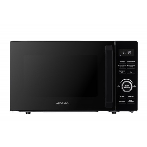 ARDESTO Мікрохвильова піч, 20л, електр.управл., 700Вт, дисплей, відкр.ручкою, швидкий старт, чорний