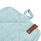 ARDESTO Прихватка Oliver, 20х20см, 100% бавовна, нап-ч: ватин, бірюза ARDESTO Прихватка Oliver, 20х20см, 100% бавовна, нап-ч: ватин, бірюза