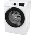 Gorenje Пральна машина фронтальна, 8кг, 1400, A+++, 55см, дисплей, інвертор, пара, Wi-Fi, білий