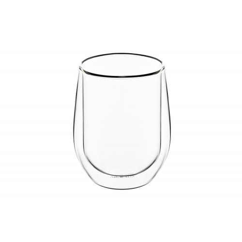 ARDESTO Набір чашок з подвійними стінками, 250мл, 2шт, боросилікатне скло, прозорий