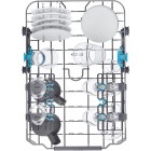 Haier Посудомийна машина Haier вбудована, 10компл., A+++, 45см, дисплей, інвертор, 3й кошик, білий