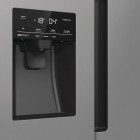 Gorenje Холодильник SBS, 179х70х92см, 2 двері, 376(190)л, А++, NF+, Інв., Зона св-ті, диспенсер, генератор льоду, Зовн. Диспл, нерж