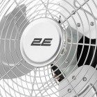 Вентилятор підлоговий 2E PowerWind 30C професійний, 30см, 60Вт, кнопки, двигун мідь 100%, срібний
