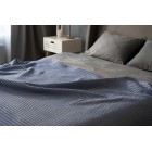 Плед Ardesto Pique 220x230см, 100% бавовна, блакитний