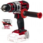 Einhell Шуруповерт-дриль ударний акумуляторний TP-CD 18/80 Li-i BL - Solo, PXC, 18В, безщіткова, ударяючи, 80Нм, 0-500/0-1800об/хв, 1.43кг, без АКБ та ЗП