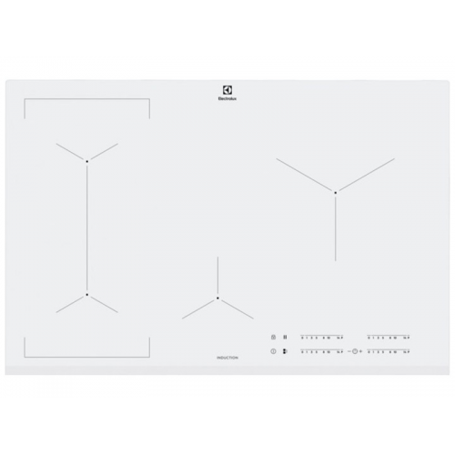 Electrolux Варильна поверхня індукційна, 80см, розширена зона, білий