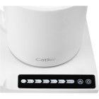 CATLER Електрочайник 0.6л, Strix, заварник, нерж. сталь, підтримка температури, сенс. керув., білий