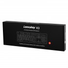 Lemokey Клавіатура механічна X3 104Key, Keychron Brown, USB-A, QMK/VIA, Hot-Swap, EN/UKR, RGB, чорний