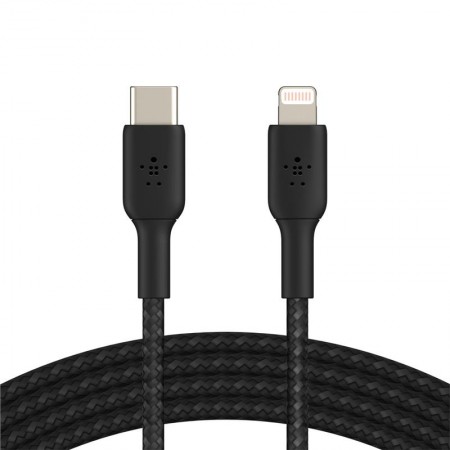 Belkin USB-С - Lightning, BRAIDED[1m, black]