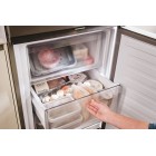 Candy Холодильник з нижн. мороз., 185x66.7х60, холод.відд.-235л, мороз.відд.-120л, 2дв., А++, NF, нерж