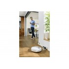 Karcher Робот-пилосос RCV 3, 400Вт, h=9.4см, вологе прибирання, конт пил -0.5л, вода -0.17л, автон. робота до 120хв, вага-3.7кг, НЕРА, білий