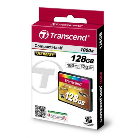 Transcend 1000x CompactFlash (Ultimate)[TS128GCF1000]