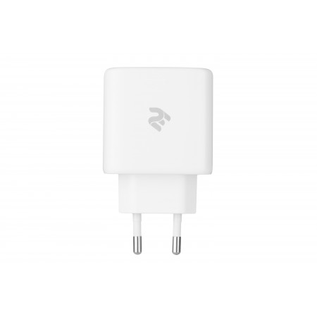 2E Зарядний пристрій мережевий 65Вт 2хUSB-C/USB-A GAN PD/QC,