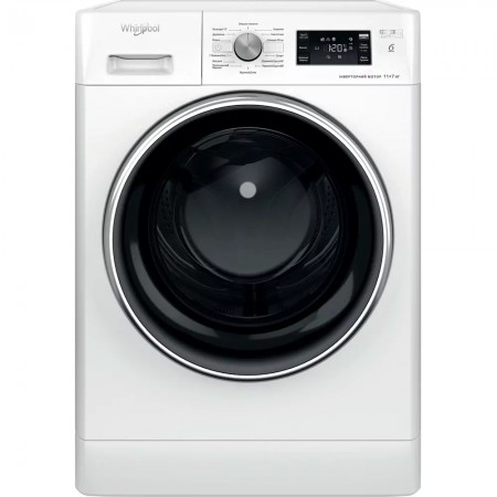 Whirlpool Прально-сушильна машина фронтальна, 11(7)кг, 1600,