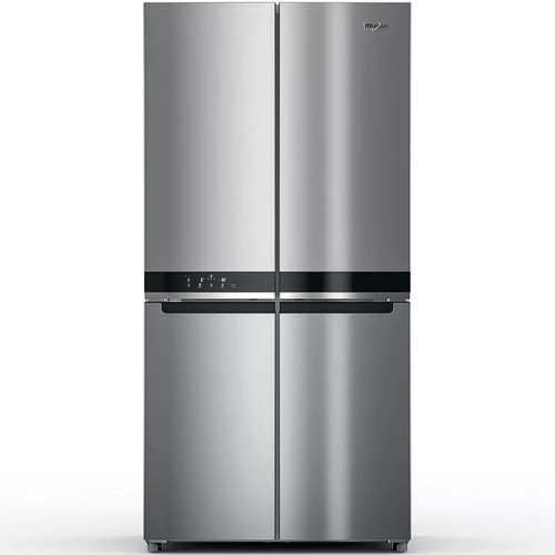 Whirlpool Холодильник багатодверний, 187.4x90.9х69.8, холод.відд.-384л, мороз.відд.-207л, 4дв., А++, NF, інв., дисплей, нерж