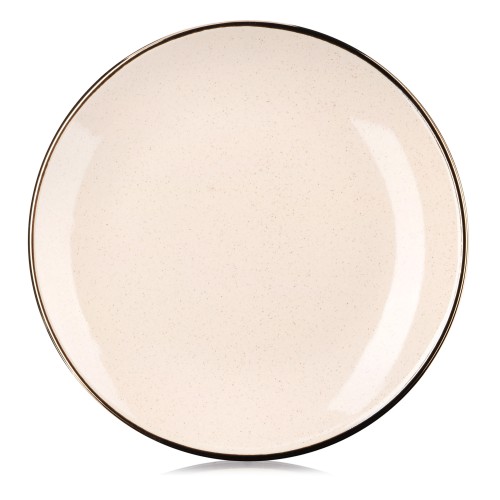 ARDESTO Тарілка десертна Emilia, 20см, кераміка, бежевий ARDESTO Тарілка десертна Emilia, 20см, кераміка, бежевий