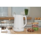Електрочайник Ardesto 1.7л, Otter, пластик, білий матовий