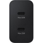 Зарядний пристрій Samsung 50Вт 2xUSB-С з кабелем USB-C > USB-C 1.8м (EP-T5020XBEGEU)
