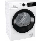 Сушильна машина Gorenje DHNE82/P тепловий насос, 8кг, А++, 60см, дисплей, білий