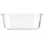 ARDESTO Контейнер для зберігання Gemini 1200 мл, квадратний, боросилікатне скло ARDESTO Контейнер для зберігання Gemini 1200 мл, квадратний, боросилікатне скло