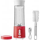 Sencor Блендер портативний для смузі 150Вт, чаша-500мл, USB-C, біло-червоний Sencor Блендер портативний для смузі 150Вт, чаша-500мл, USB-C, біло-червоний