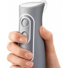 Блендер Braun заглибний, 600Вт, чаша-600мл, біло-сірий