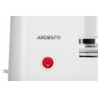 ARDESTO Кавоварка крапельна White stripes FCM-D17WG, 1.5л, мелена, біло-сірий