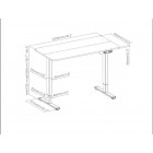 2E Стіл комп'ютерний СЕ120W-MOTORIZED з регулюванням висоти