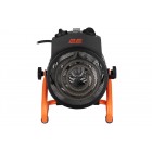 2E Теплова гармата електрична, 2кВт, 20м2, 239 м3/год, нагр.елемент - нерж.сталь, IPX4, чорний