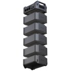 Segway Комплект Портативна електростанція CUBE 1000, 2584 Вт заг (R-Drive 4400 Вт), 1024 Вт/год, IPX3, BT, розширення ємності, швидка зарядка + портативна сонячна панель 300 Вт