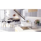 Deante Змішувач для кухні Aster, довж.виливу - 209мм, витяжний, 1важіль, хром-білий Deante Змішувач для кухні Aster, довж.виливу - 209мм, витяжний, 1важіль, хром-білий