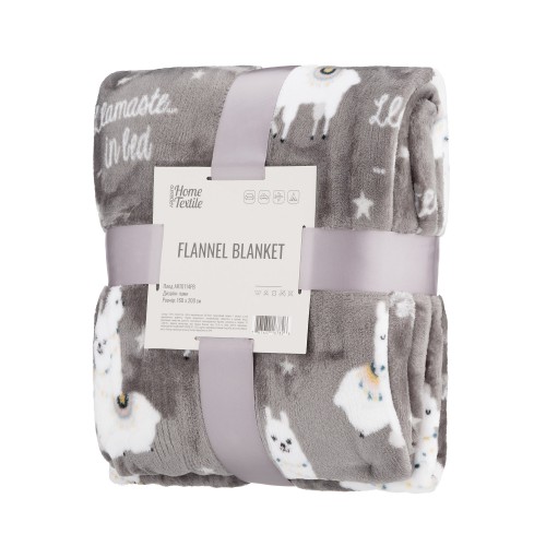 ARDESTO Плед Flannel, 160х200 см, 100% поліестер, лами ARDESTO Плед Flannel, 160х200 см, 100% поліестер, лами