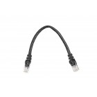 2E Cat 6, UTP, RJ45, 26AWG, 7/0.16 Cu, 0.20 m, PVC, Black 2E Cat 6, UTP, RJ45, 26AWG, 7/0.16 Cu, 0.20 m, PVC, Black