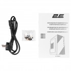 2E Корпус TeamX TMX04 з БЖ 2E ATX400W, 2xUSB2.0, 1x80мм, VGA 220мм, mATX, чорний