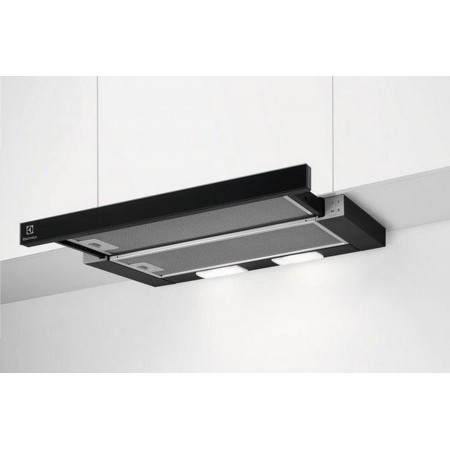 Electrolux Витяжка телескопічна, 59см, 410м.куб/год., чорний