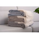 ARDESTO Плед Leonardo Bianco, 140x200см, 100% вовна, блакитний