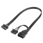 SilverStone Корпусний вентилятор Shark Force SF140B ARGB, 140mm, 2200rpm, 4pin PWM, 4-1 pin ARGB (5V LED), 38.3dBa