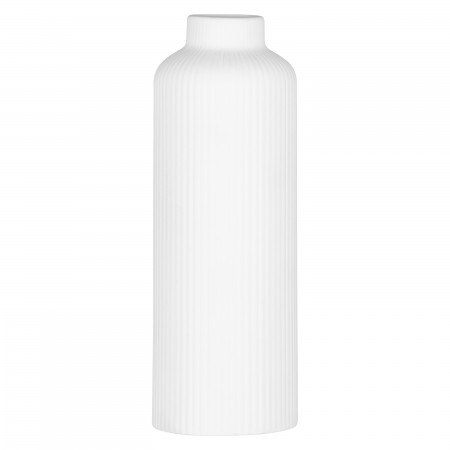 ARDESTO Ваза Liguria, 8х22.7см, порцеляна, білий