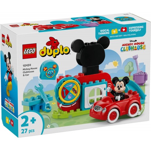 Конструктор LEGO DUPLO Disney Міккі Маус: Клубний будинок і автомобіль