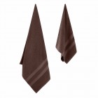 ARDESTO Набір рушників махрових Splendid 50х90см, 70х140см, 2шт, 100% бавовна, коричневий