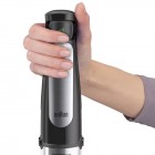 Braun Блендер заглибний, 1000Вт, чаша-600мл, вінчик для взбивання, чорно-срібний